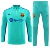 Sudadera De Entrenamiento Barcelona Cremallera De Cuarto 23-24 Azul - Hombre